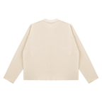 Unisex Vintage Wash Boxy  Waffle Raw Edge T-Shirt