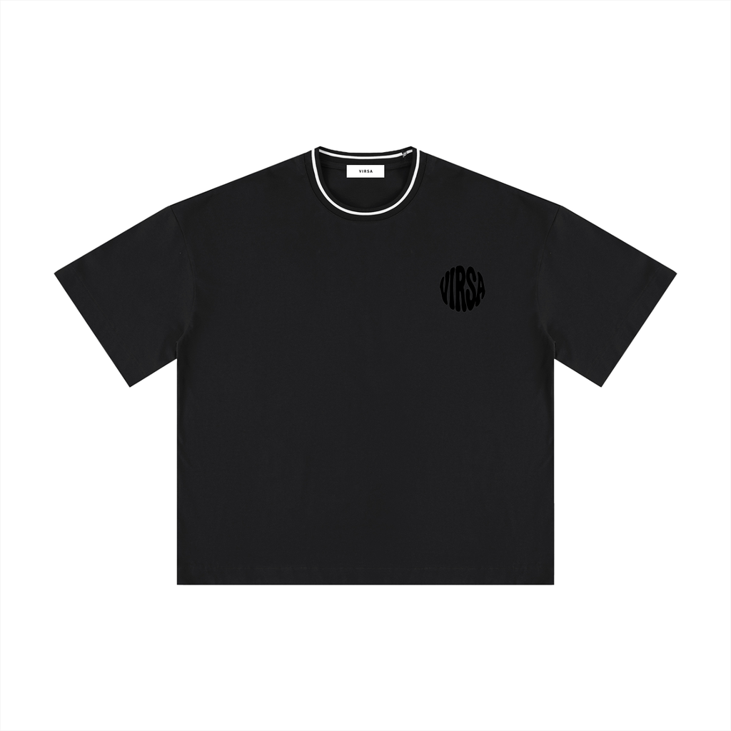 Unisex Boxy Ribbed T-Shirt