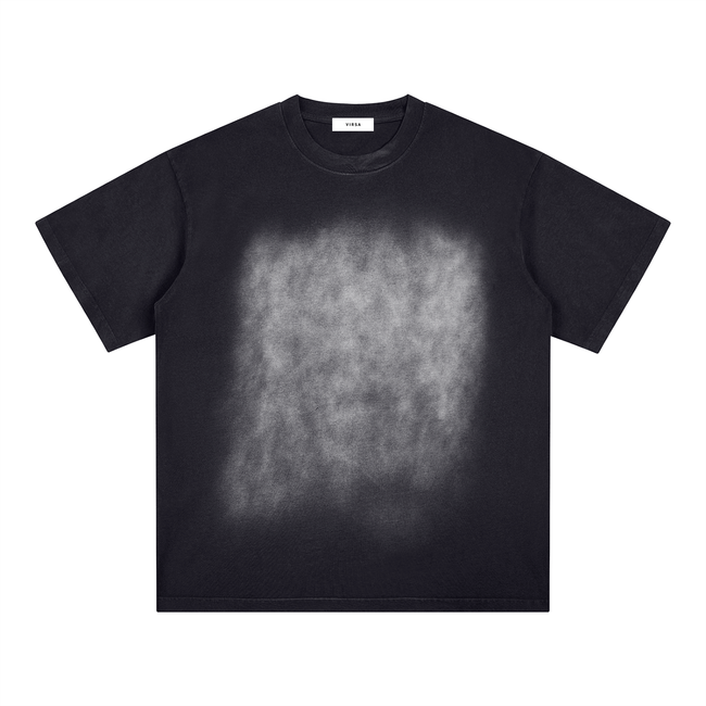 Square Patch Monkey Washed T-Shirt Main Image