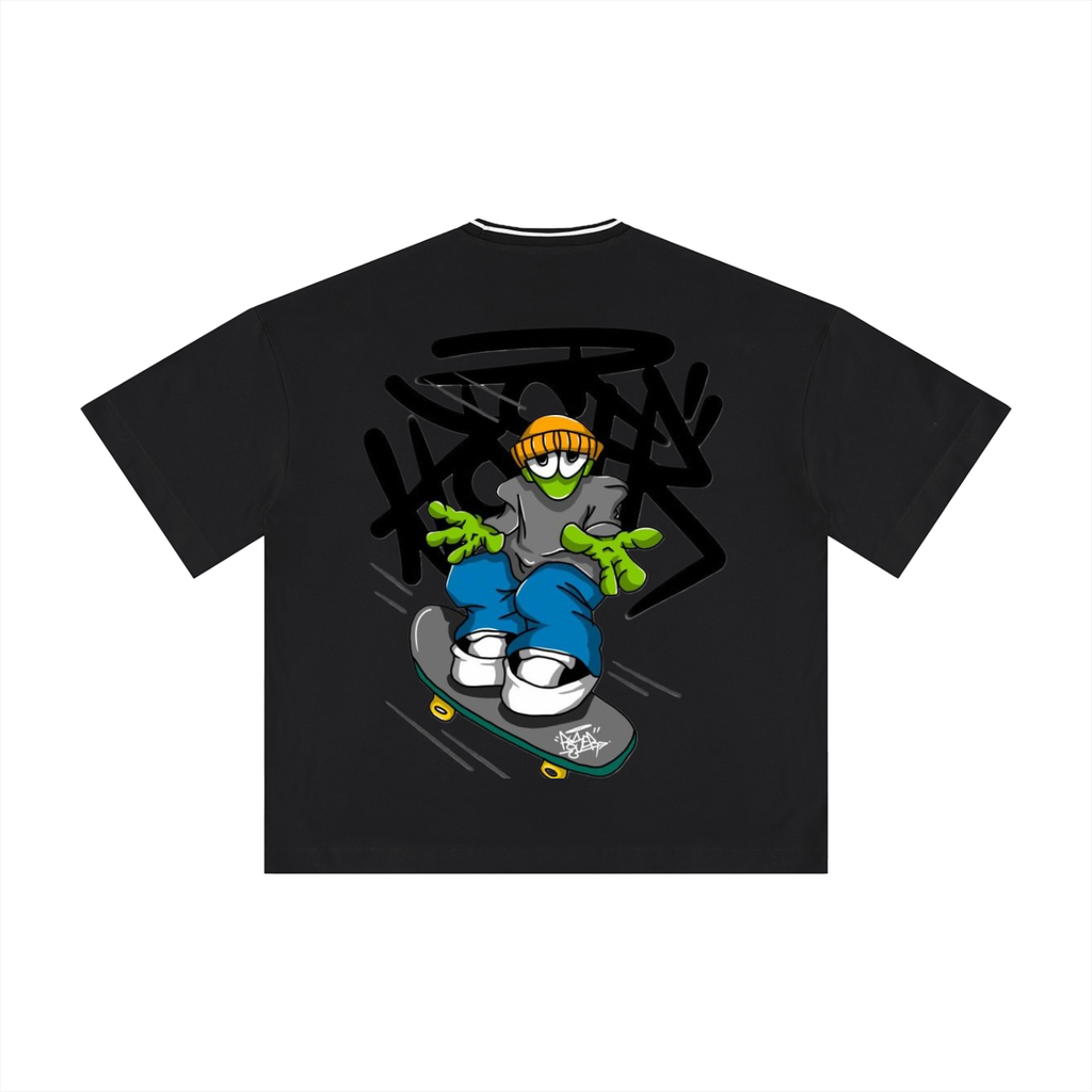 Unisex Boxy Ribbed T-Shirt