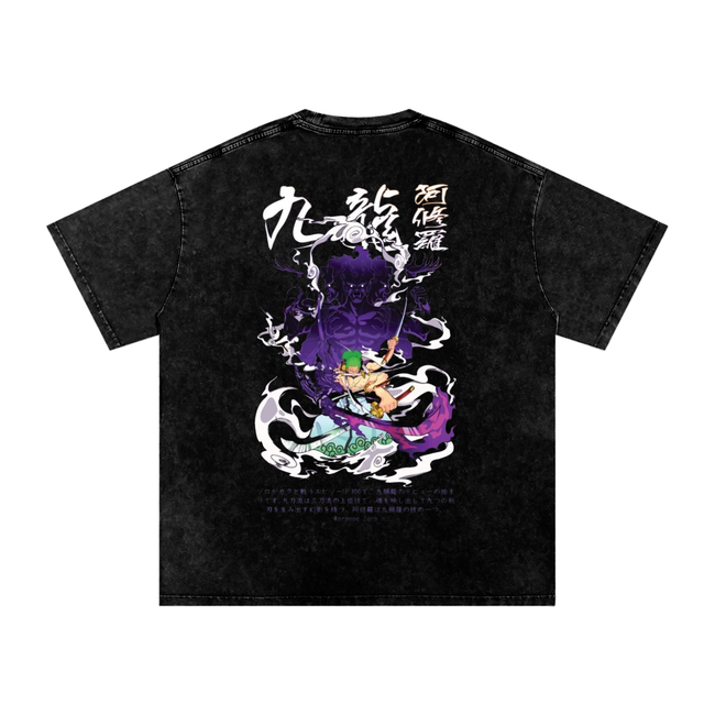Snow Washed Oversized Cotton T-Shirt Main Image