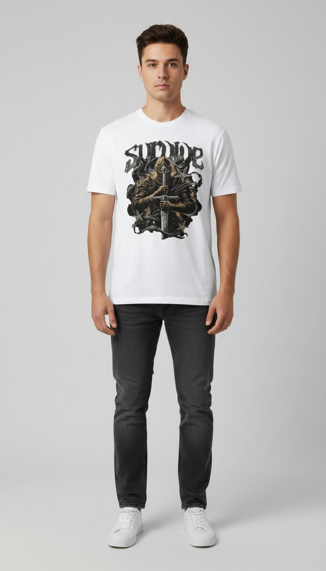 Heavyweight Earth Tone T-Shirt Hover Image