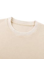 Unisex Vintage Wash Boxy  Waffle Raw Edge T-Shirt
