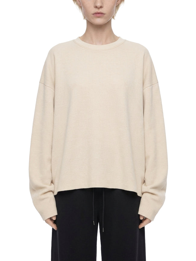 Unisex Vintage Wash Boxy  Waffle Raw Edge T-Shirt Main Image